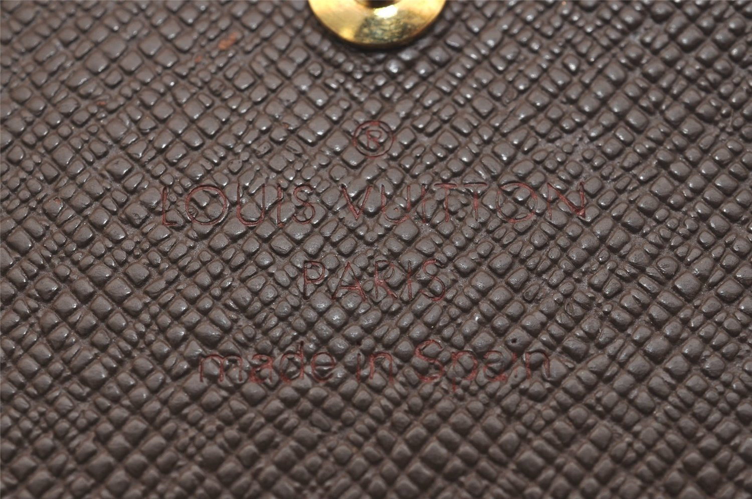Authentic Louis Vuitton Damier Portefeuille Tresor Wallet Purse N61736 LV 6654J