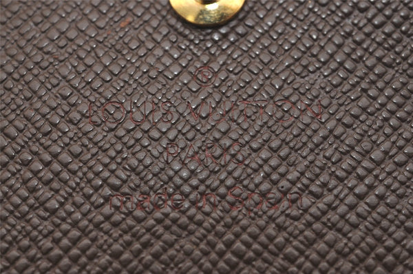 Authentic Louis Vuitton Damier Portefeuille Tresor Wallet Purse N61736 LV 6654J