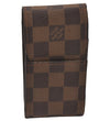 Authentic Louis Vuitton Damier Etui Cigarette Case N63024 LV 6655J