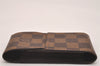 Authentic Louis Vuitton Damier Etui Cigarette Case N63024 LV 6655J
