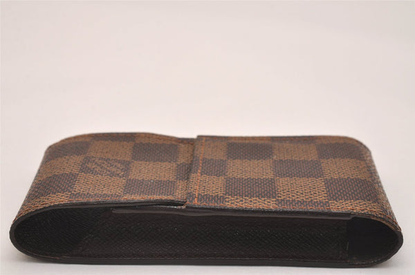 Authentic Louis Vuitton Damier Etui Cigarette Case N63024 LV 6655J