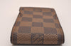 Authentic Louis Vuitton Damier Etui Cigarette Case N63024 LV 6655J