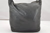 Authentic BALENCIAGA Classic The Day Shoulder Hand Bag Leather Black 6655K