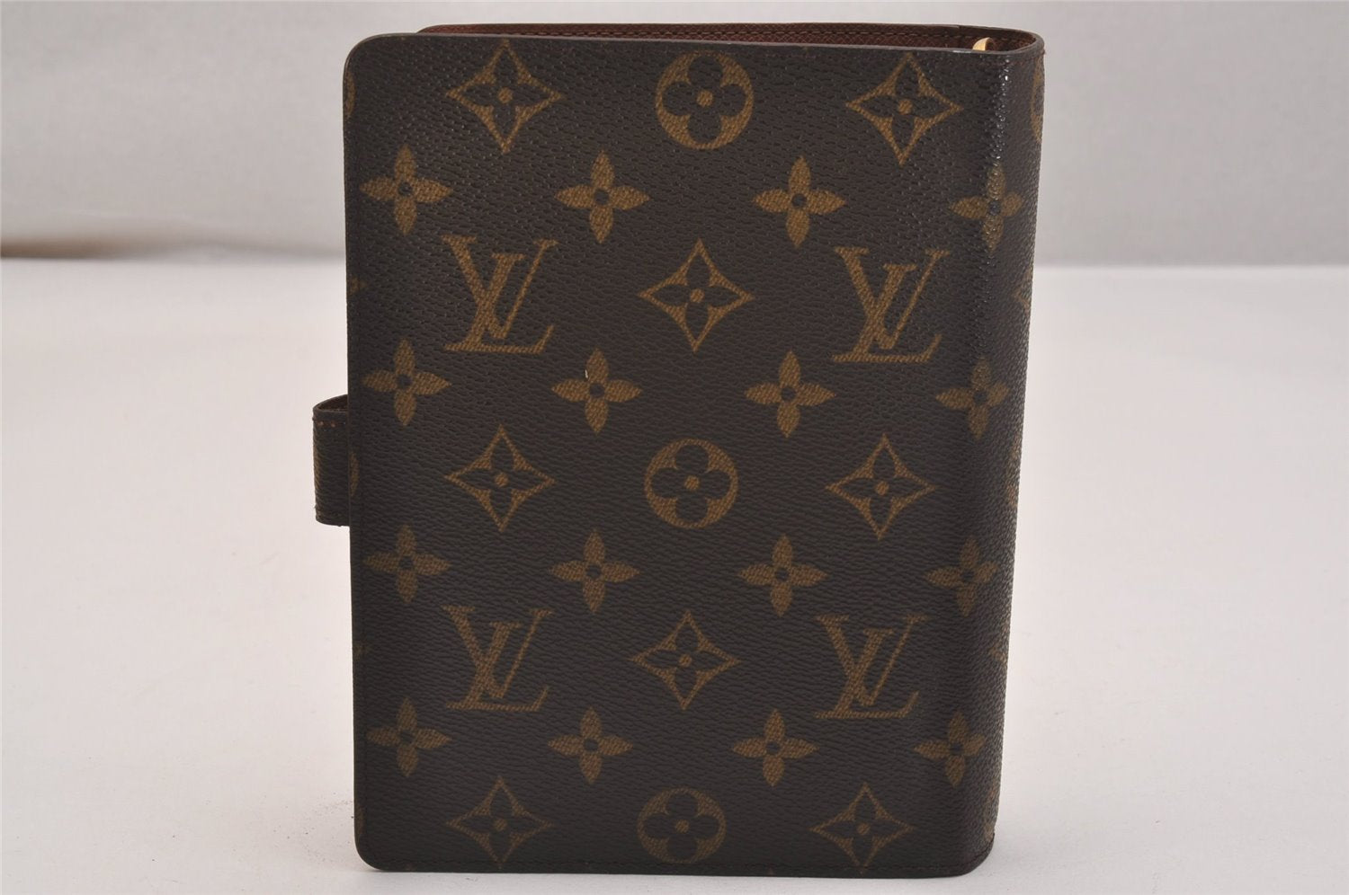Authentic Louis Vuitton Monogram Agenda MM Notebook Cover R20004 LV 6656J