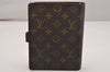 Authentic Louis Vuitton Monogram Agenda MM Notebook Cover R20004 LV 6656J
