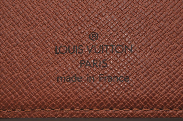 Authentic Louis Vuitton Monogram Agenda MM Notebook Cover R20004 LV 6656J