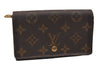 Auth Louis Vuitton Monogram Porte Monnaie Billets Tresor Wallet M61730 LV 6657J