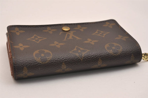 Auth Louis Vuitton Monogram Porte Monnaie Billets Tresor Wallet M61730 LV 6657J