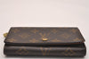 Auth Louis Vuitton Monogram Porte Monnaie Billets Tresor Wallet M61730 LV 6657J