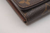 Auth Louis Vuitton Monogram Porte Monnaie Billets Tresor Wallet M61730 LV 6657J