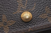 Auth Louis Vuitton Monogram Porte Monnaie Billets Tresor Wallet M61730 LV 6657J