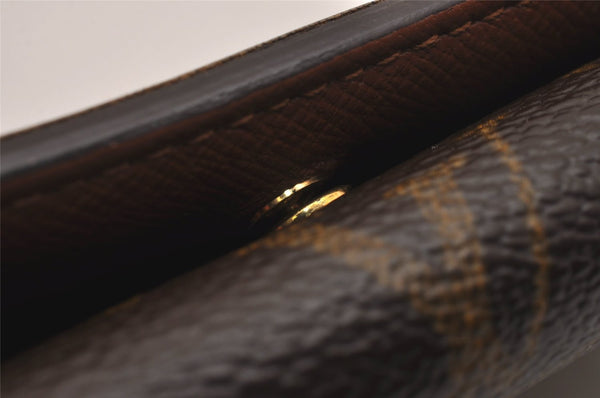 Auth Louis Vuitton Monogram Porte Monnaie Billets Tresor Wallet M61730 LV 6657J