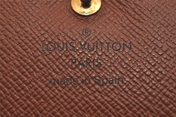 Auth Louis Vuitton Monogram Porte Monnaie Billets Tresor Wallet M61730 LV 6657J