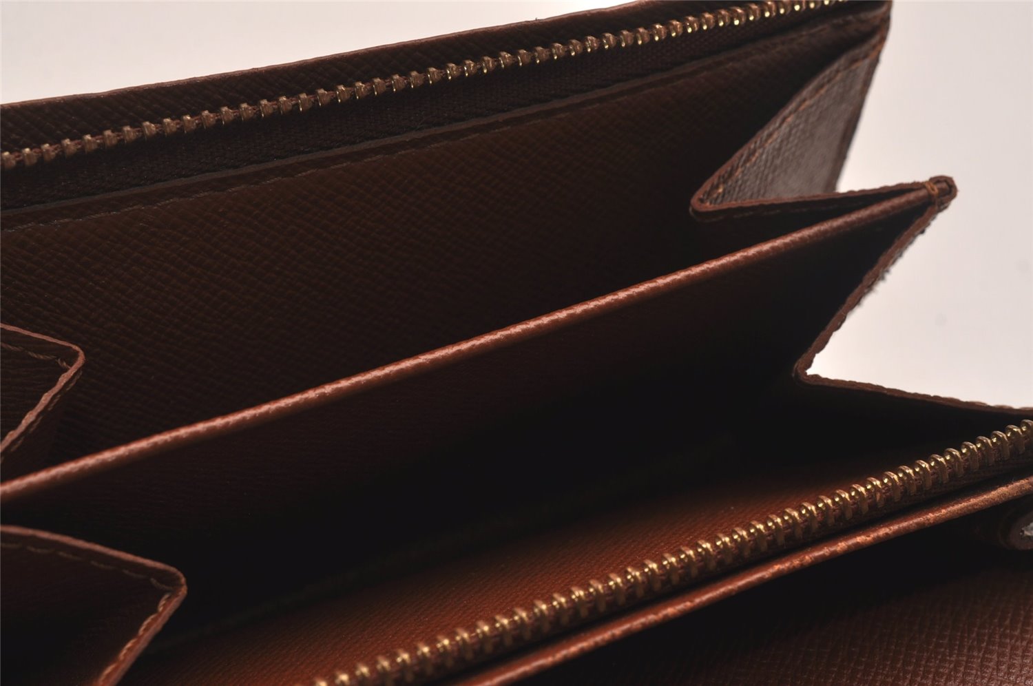 Auth Louis Vuitton Monogram Porte Monnaie Billets Tresor Wallet M61730 LV 6657J