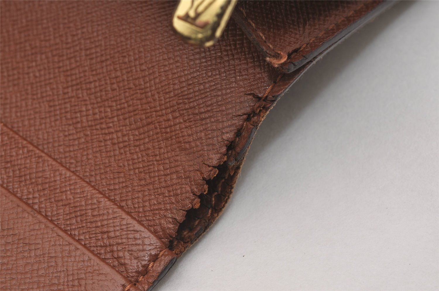 Auth Louis Vuitton Monogram Porte Monnaie Billets Tresor Wallet M61730 LV 6657J