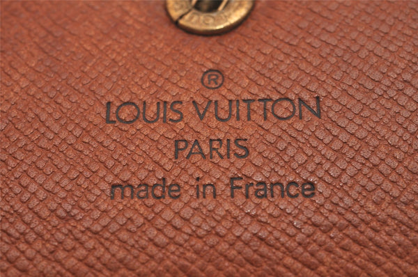 Authentic Louis Vuitton Monogram Porte Tresor International M61215 Wallet 6658J