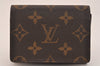 Auth Louis Vuitton Monogram Enveloppe Carte de Visite Card Case M62920 LV 6659J
