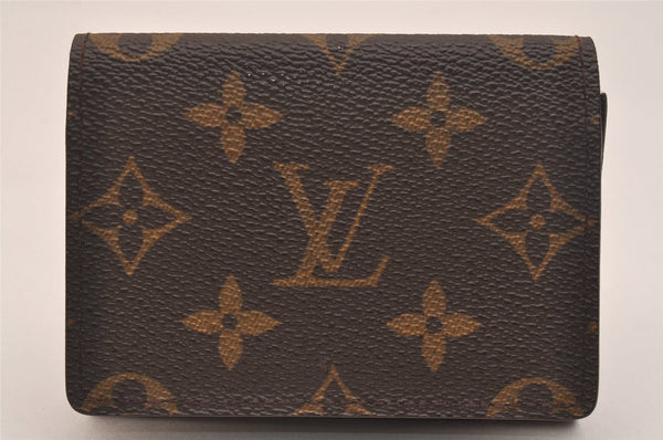 Auth Louis Vuitton Monogram Enveloppe Carte de Visite Card Case M62920 LV 6659J