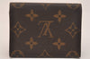 Auth Louis Vuitton Monogram Enveloppe Carte de Visite Card Case M62920 LV 6659J