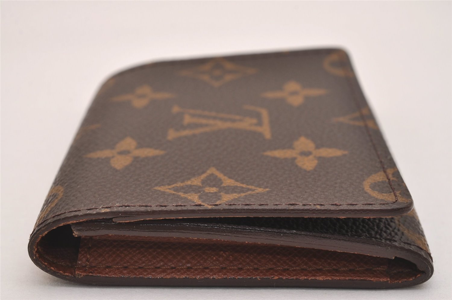 Auth Louis Vuitton Monogram Enveloppe Carte de Visite Card Case M62920 LV 6659J