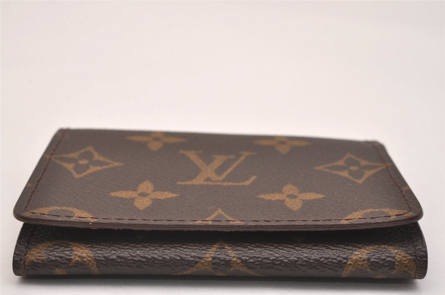 Auth Louis Vuitton Monogram Enveloppe Carte de Visite Card Case M62920 LV 6659J
