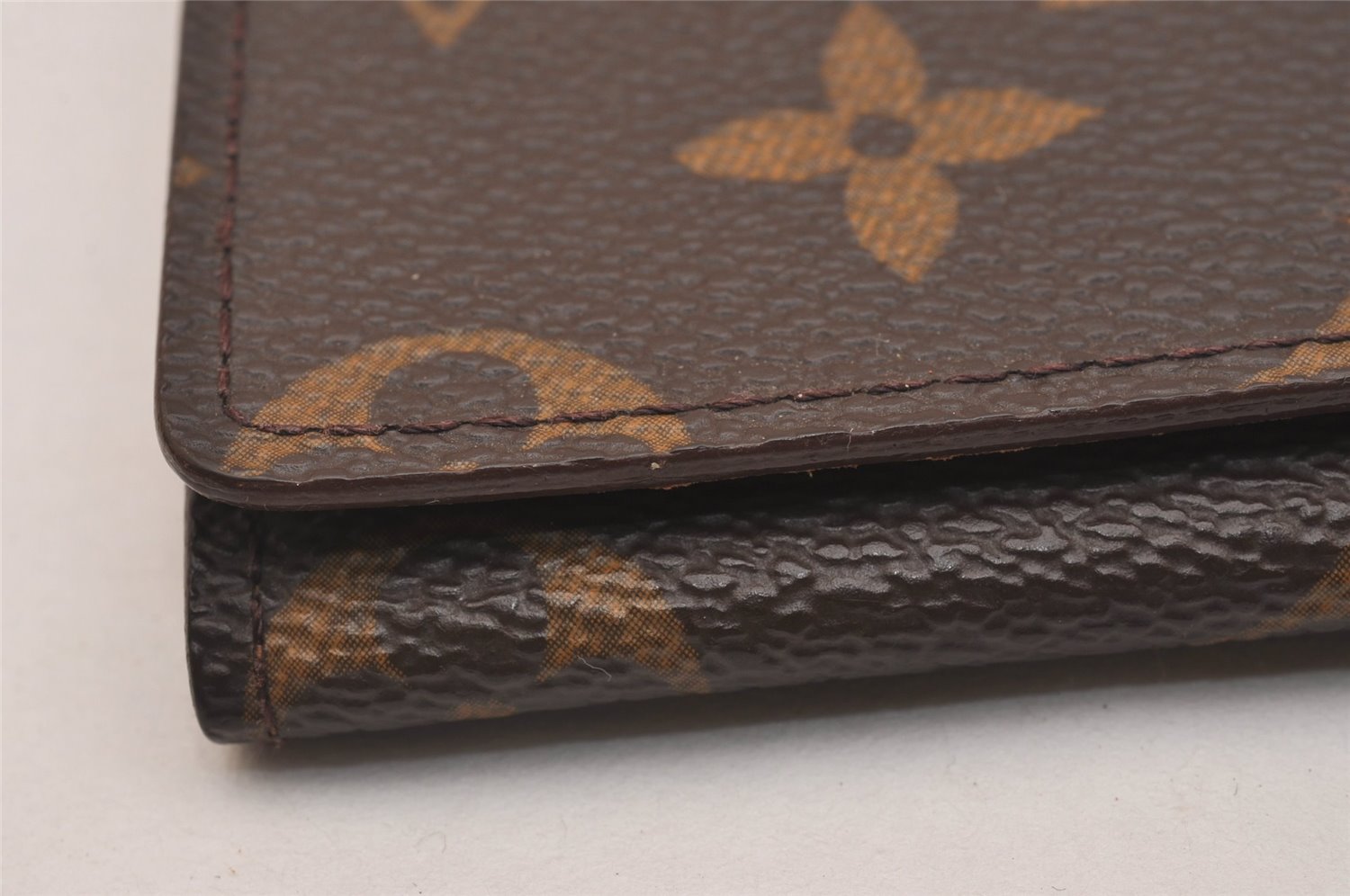 Auth Louis Vuitton Monogram Enveloppe Carte de Visite Card Case M62920 LV 6659J