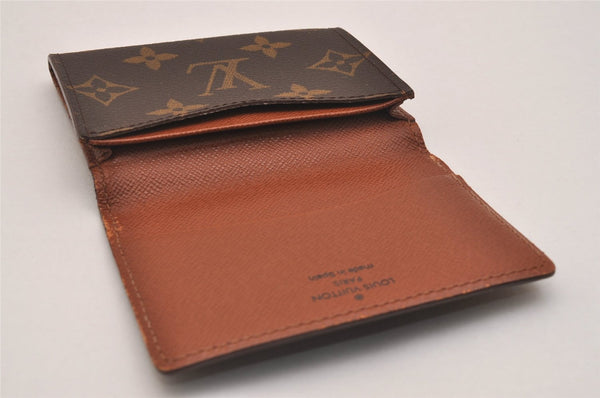 Auth Louis Vuitton Monogram Enveloppe Carte de Visite Card Case M62920 LV 6659J