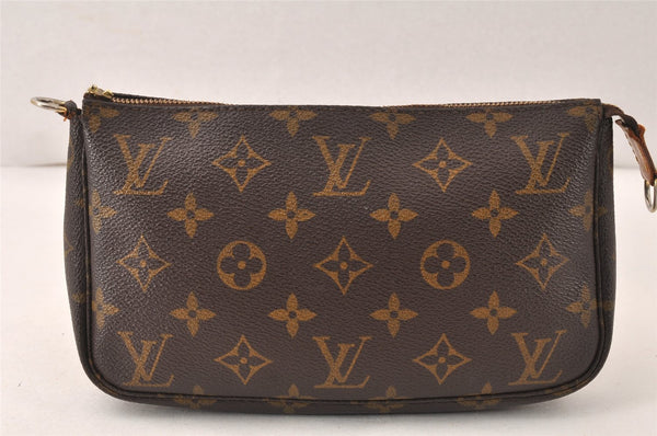 Authentic Louis Vuitton Monogram Pochette Accessoires Pouch M51980 LV Junk 6660K