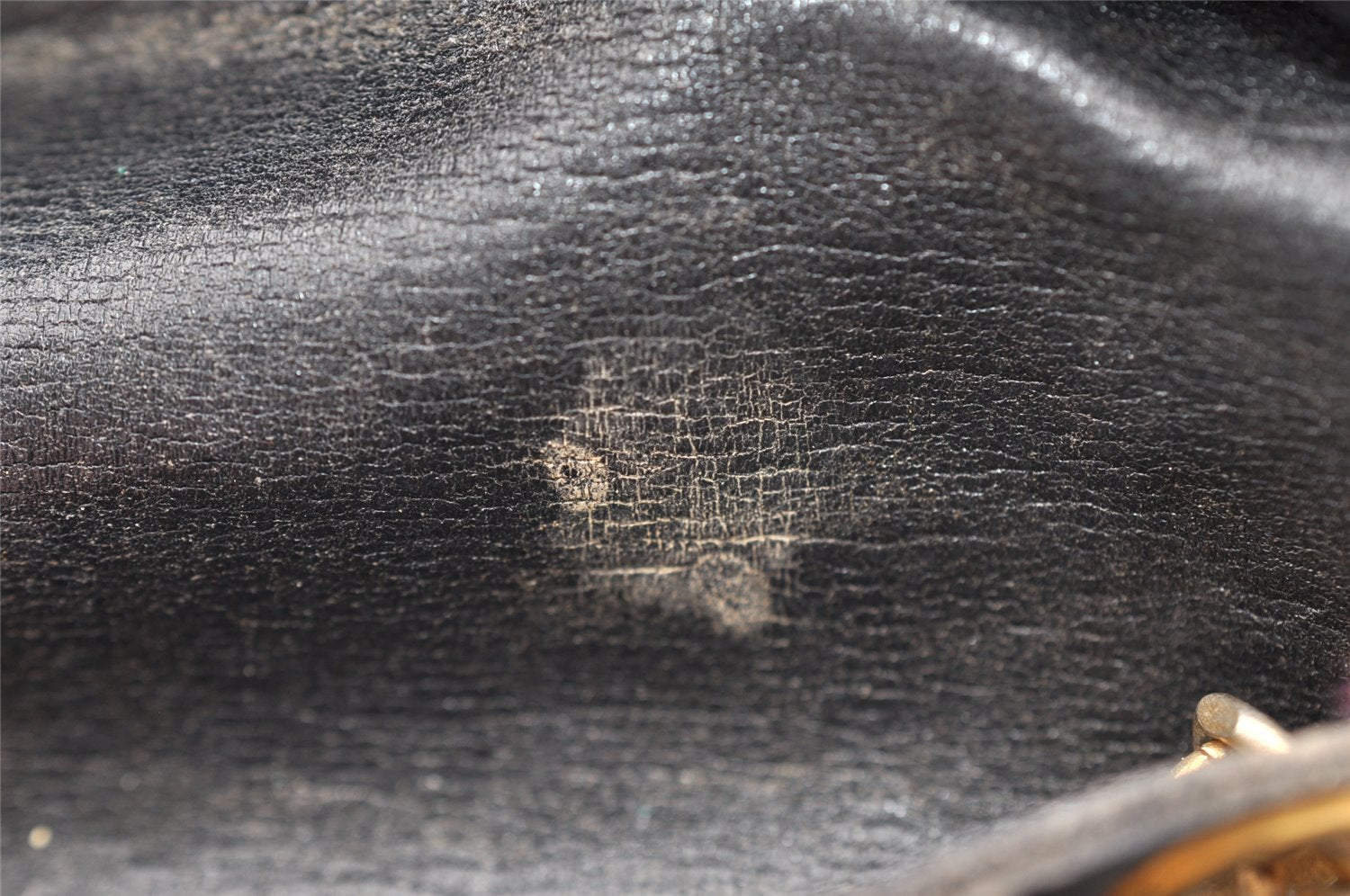 Authentic Christian Dior Trotter Chain Hand Bag Purse Canvas Leather Blue 6661I