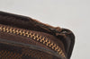 Authentic Louis Vuitton Damier Porte Monnaie Zip Purse Wallet N61728 LV 6661J