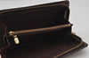 Authentic Louis Vuitton Damier Porte Monnaie Zip Purse Wallet N61728 LV 6661J
