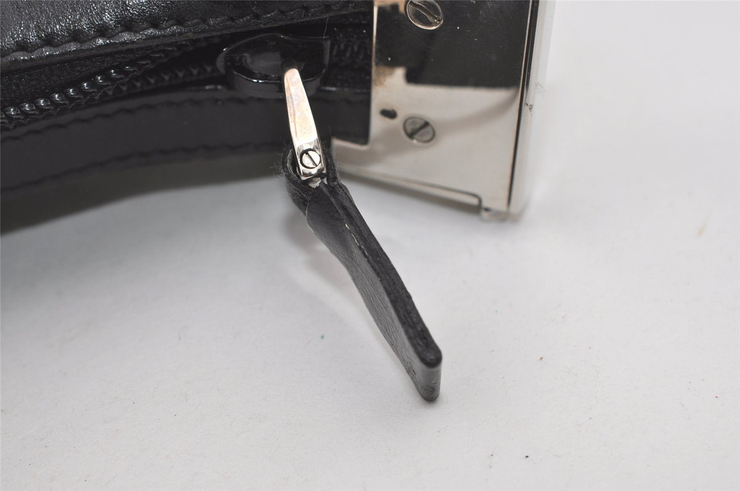 Authentic GUCCI Shoulder Cross Body Bag GG Canvas Leather 0190433 Black 6662I