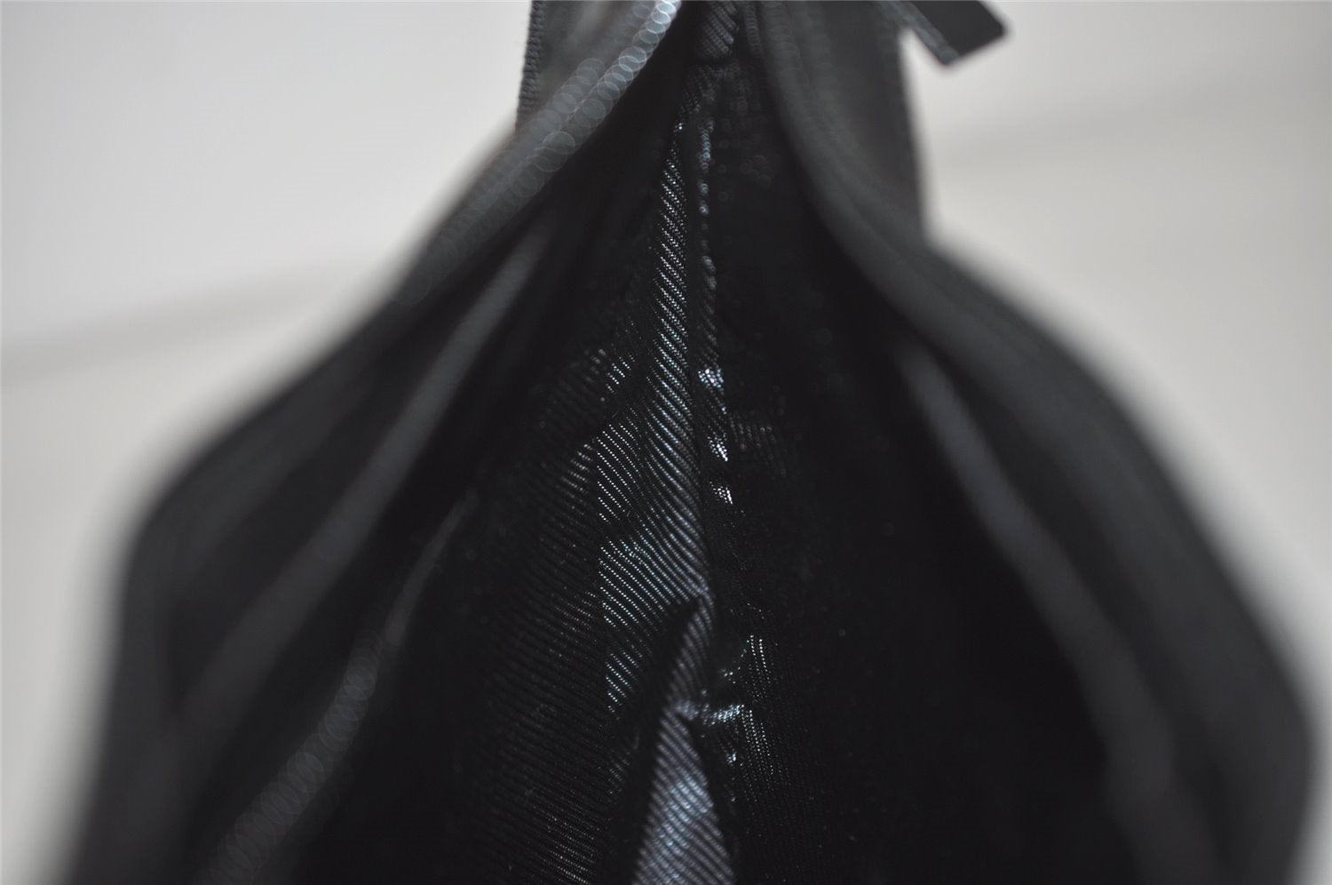 Authentic GUCCI Shoulder Cross Body Bag GG Canvas Leather 0190433 Black 6662I