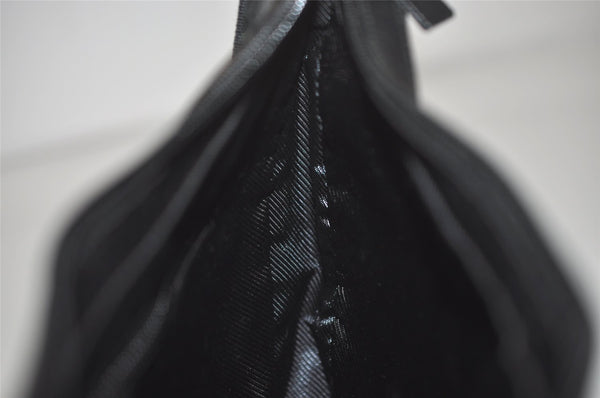 Authentic GUCCI Shoulder Cross Body Bag GG Canvas Leather 0190433 Black 6662I