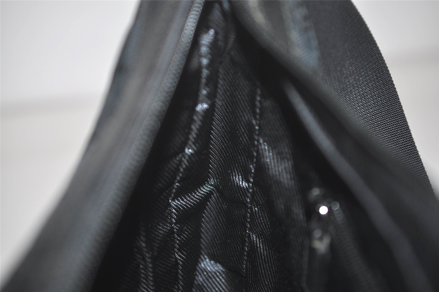 Authentic GUCCI Shoulder Cross Body Bag GG Canvas Leather 0190433 Black 6662I