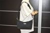 Authentic GUCCI Shoulder Cross Body Bag GG Canvas Leather 0190433 Black 6662I