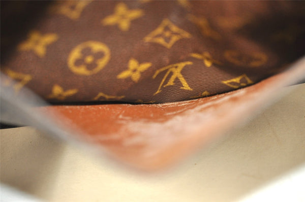Authentic Louis Vuitton Monogram Saint Cloud GM M51242 Shoulder Cross Bag 6663I