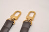 Authentic Louis Vuitton Leather Shoulder Strap Brown 40.9-48" LV 6663J