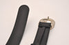 Authentic GUCCI Interlocking G Belt Leather Size 80cm 31.5" 114874 Black 6665J