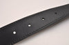 Authentic GUCCI Interlocking G Belt Leather Size 80cm 31.5" 114874 Black 6665J