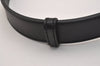 Authentic GUCCI Interlocking G Belt Leather Size 80cm 31.5" 114874 Black 6665J