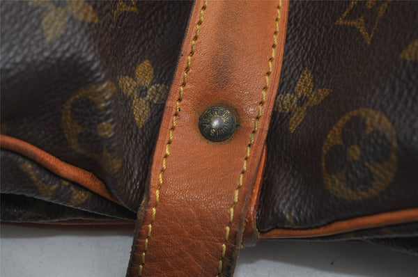 Authentic Louis Vuitton Monogram Saumur 35 Shoulder Cross Bag M42254 LV 6666I