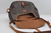 Authentic Louis Vuitton Monogram Saumur 35 Shoulder Cross Bag M42254 LV 6666I