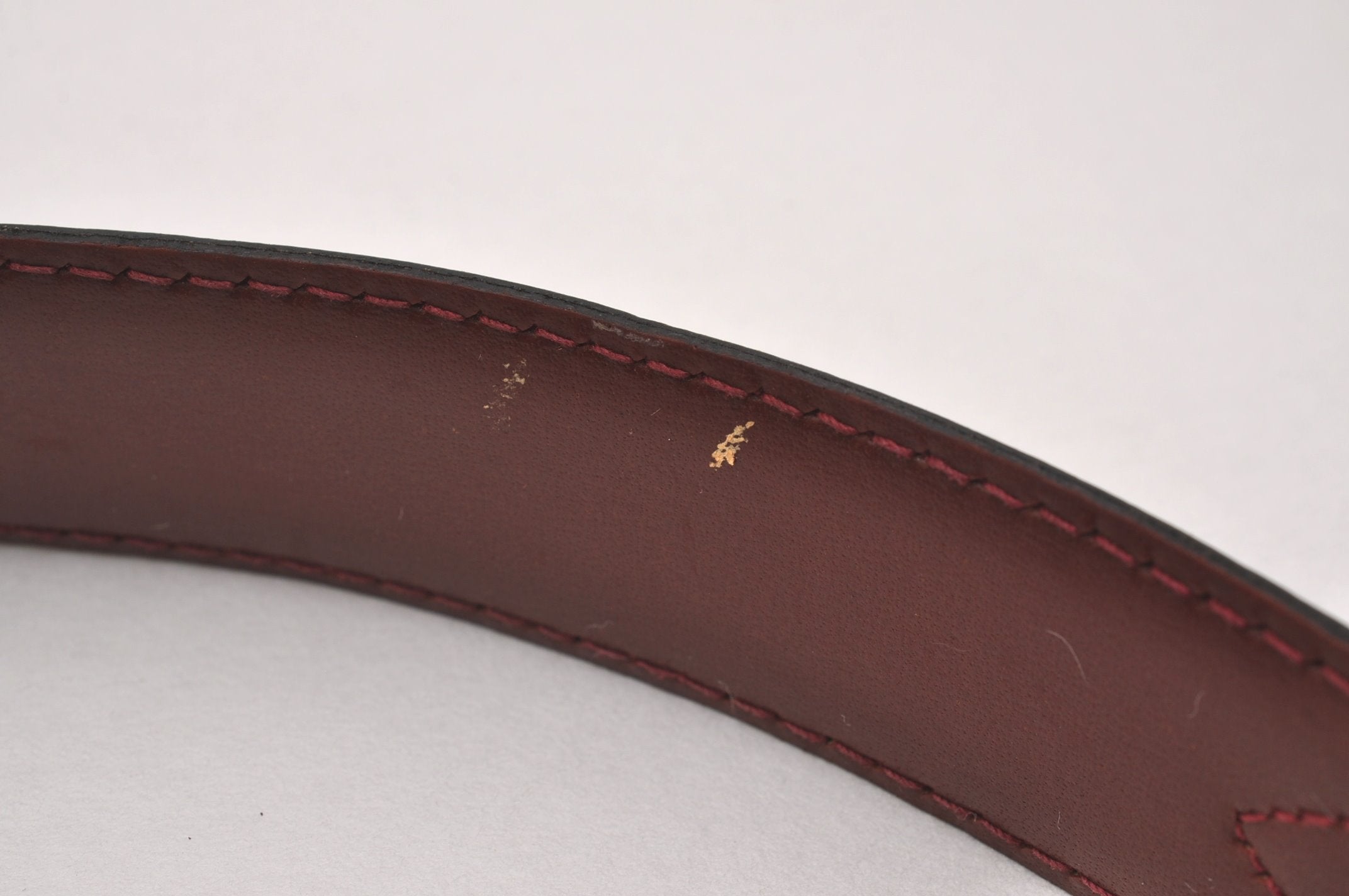 Authentic CELINE Horse Carriage Belt Leather Size 60cm 23.6