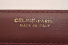Authentic CELINE Horse Carriage Belt Leather Size 60cm 23.6" Bordeaux 6666J