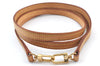 Authentic Louis Vuitton Leather Shoulder Strap Beige 47.6" LV 6667H