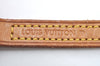 Authentic Louis Vuitton Leather Shoulder Strap Beige 47.6" LV 6667H