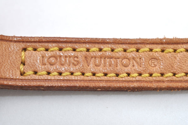 Authentic Louis Vuitton Leather Shoulder Strap Beige 47.6" LV 6667H