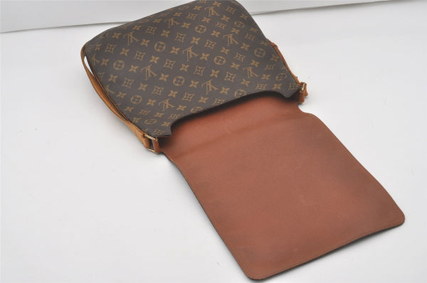 Authentic Louis Vuitton Monogram Musette Shoulder Cross Body Bag M51256 LV 6667I