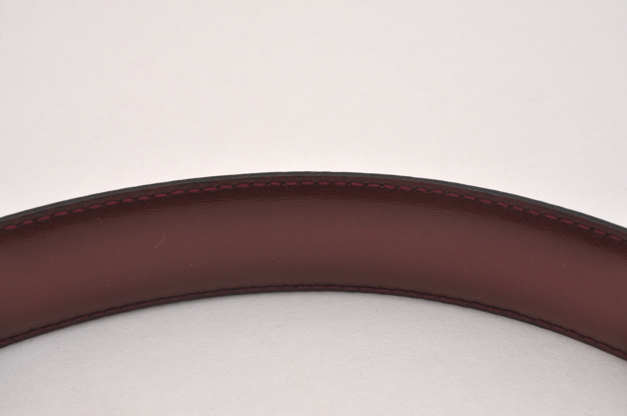 Authentic CELINE Horse Carriage Belt Leather 64.5-73.5cm 25.4-28.9